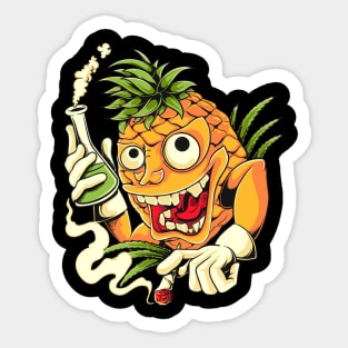 Golden Delight: Pineapple Harvest Sticker